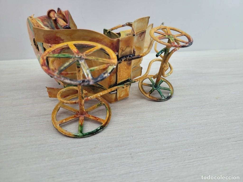 Vintage: CARRUAJE MET&Aacute;LICO MULTICOLOR - Foto 6