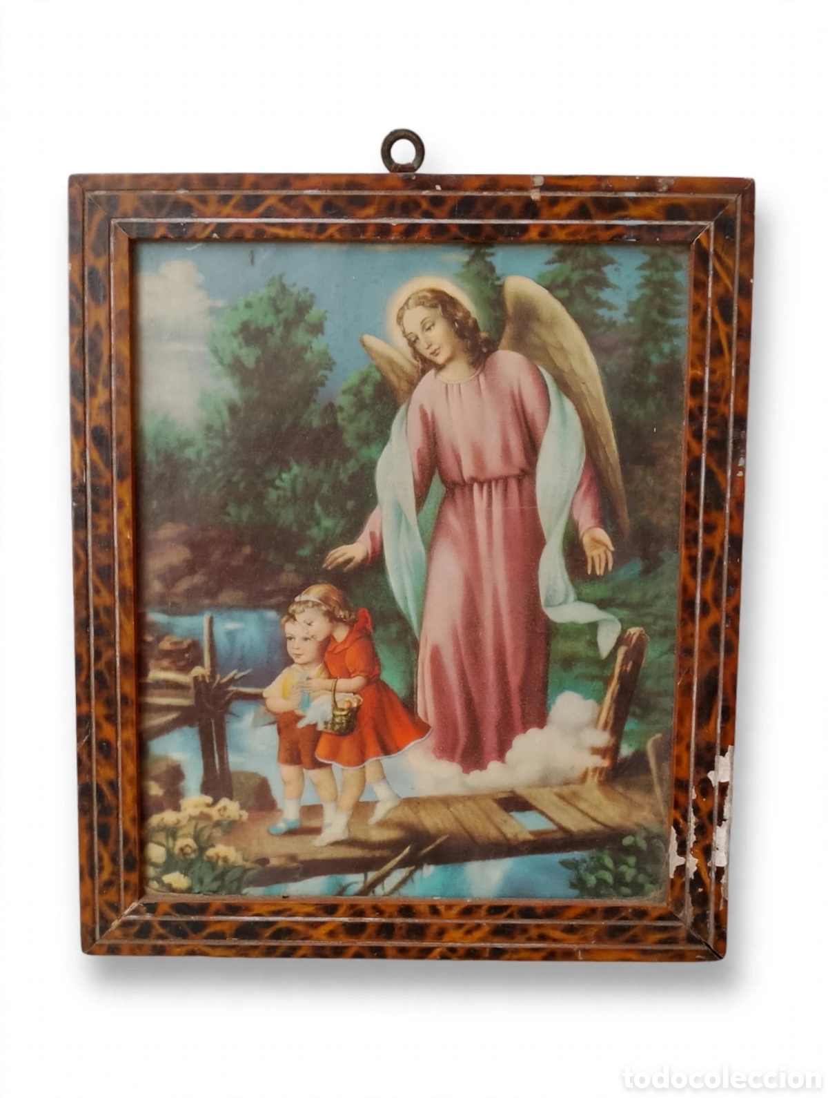Vintage: Cuadro Vintage &Aacute;ngel de la Guarda - Foto 1