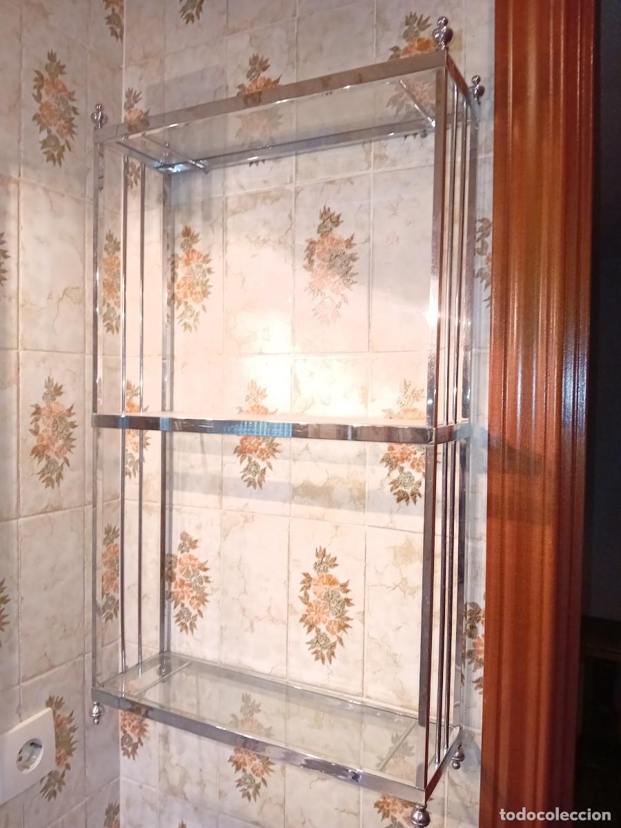 Vintage: Estanter&iacute;a de Pared Vintage Cristal y Metal
