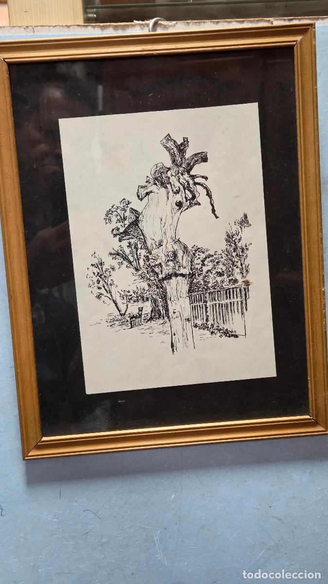 Vintage: cuadro con granbado antiguo