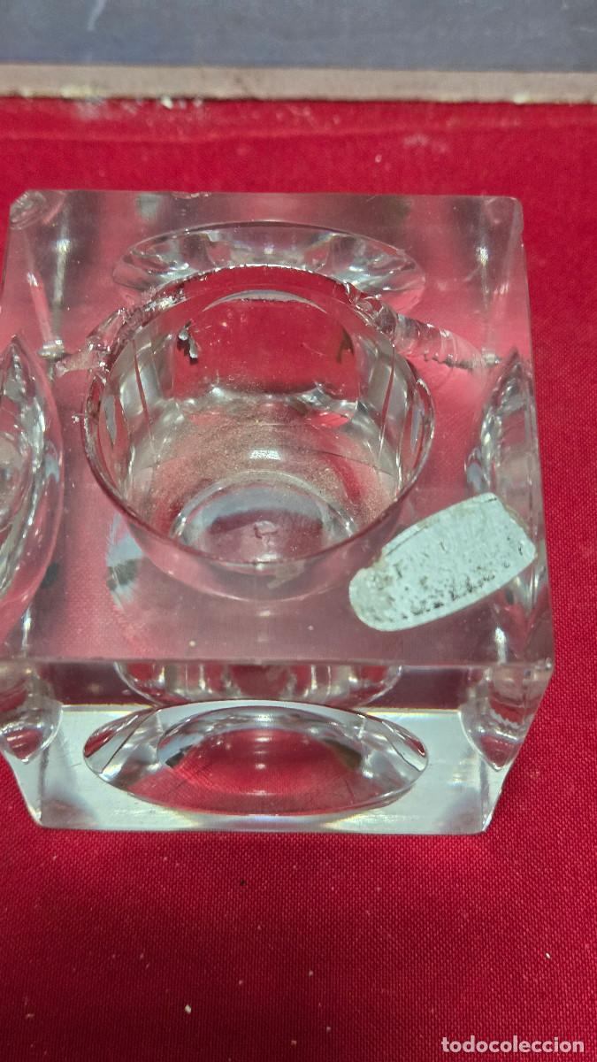 Vintage: tintero de cristal vintage - Foto 2