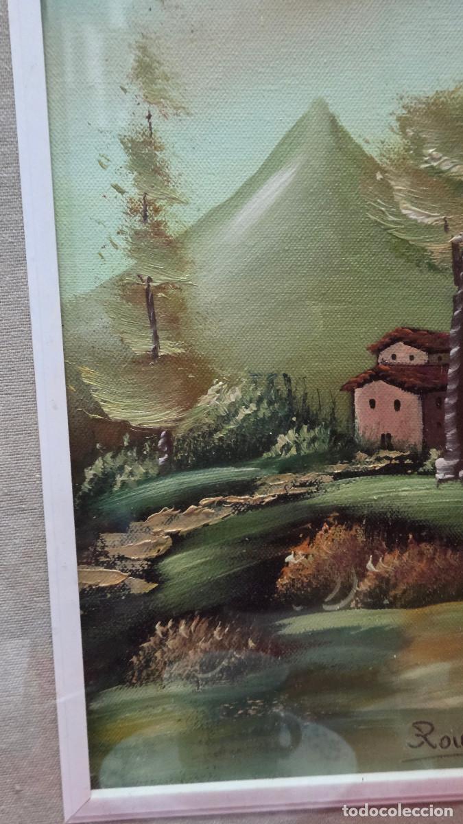 Vintage: CUADRO CON PINTURA AL OLEO - Foto 4