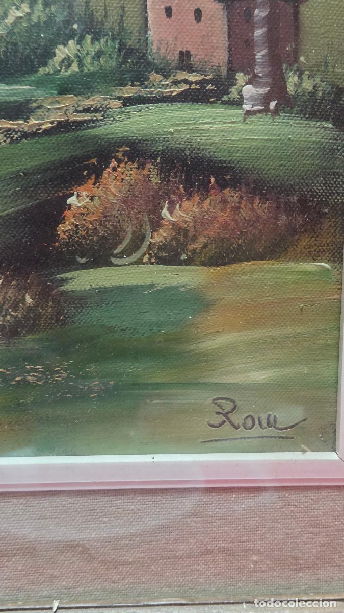 Vintage: CUADRO CON PINTURA AL OLEO - Foto 5