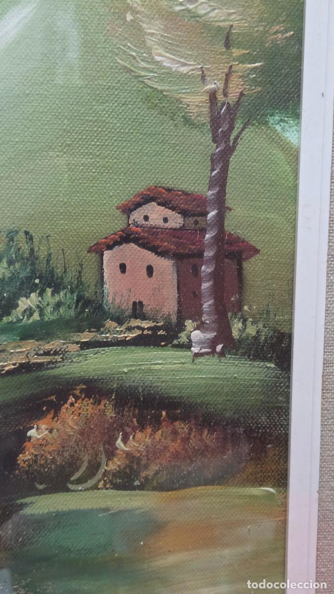 Vintage: CUADRO CON PINTURA AL OLEO - Foto 6