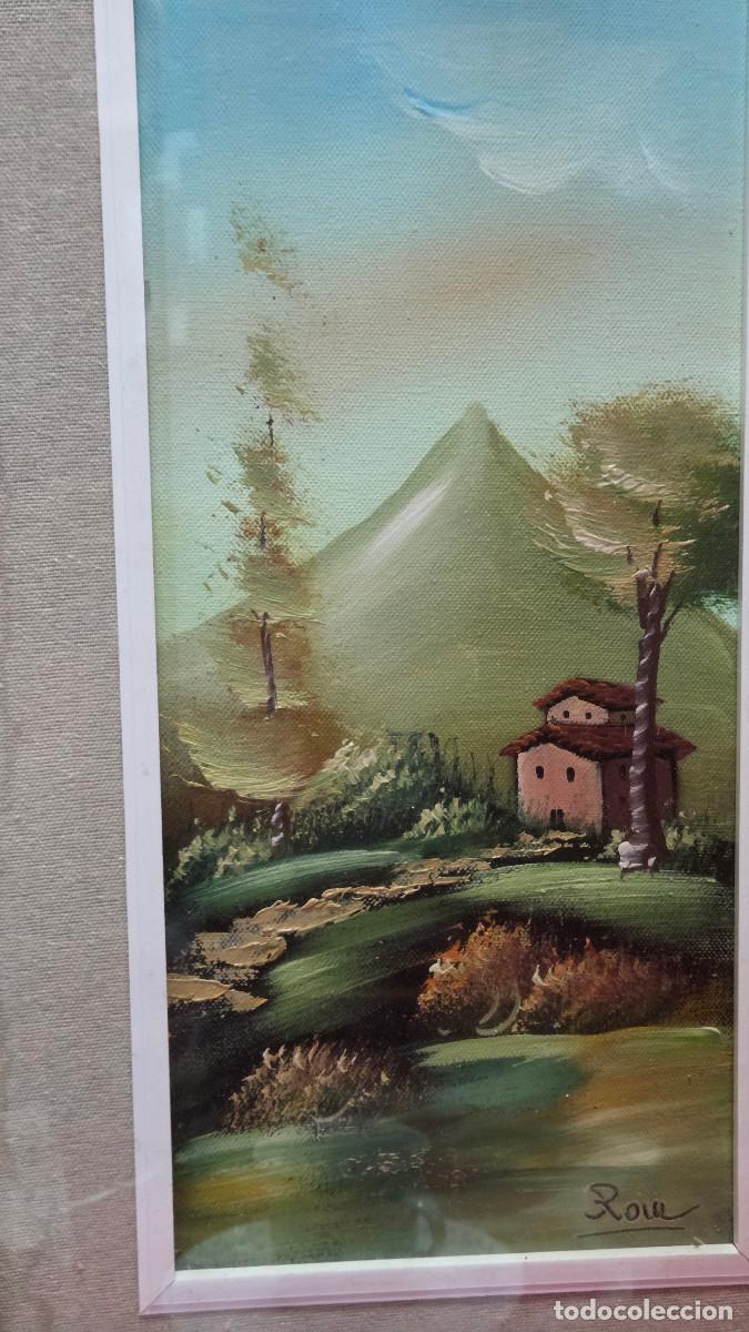 Vintage: CUADRO CON PINTURA AL OLEO - Foto 8