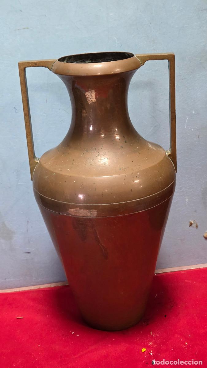 Vintage: jarron de cobre antiguo