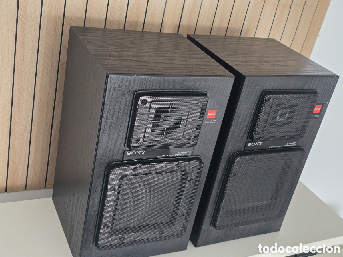 Vintage: pareja altavoces sony apm-a70 vintage a&ntilde;os 80
