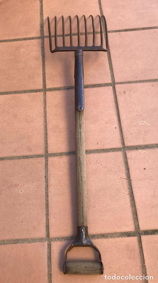 Vintage: Horca o tornadera de hierro y madera - Foto 13