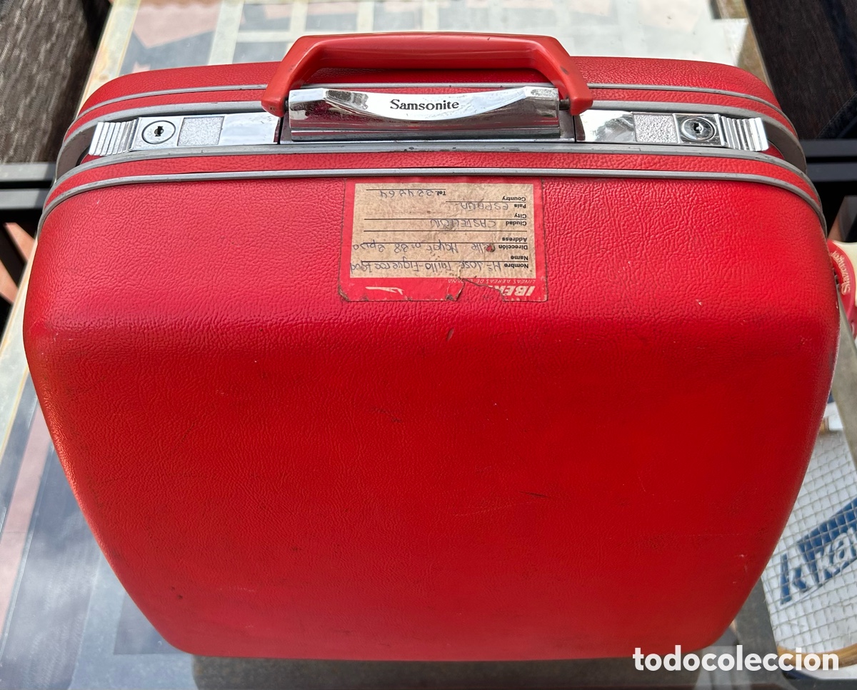 Vintage: Antigua Maleta R&iacute;gida SAMSONITE a&ntilde;os 60/70