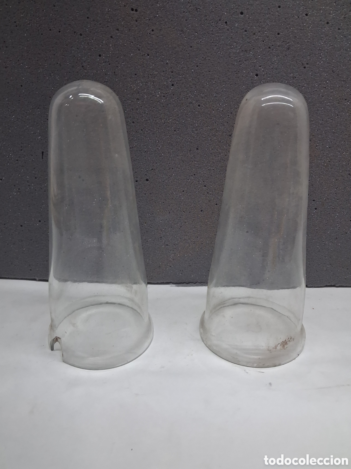 Vintage: Pareja tulipas de cristal - Foto 3