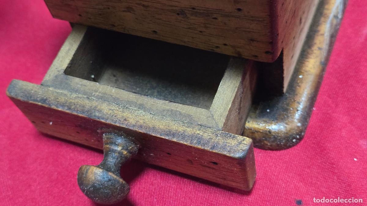 Vintage: molinillo antiguo de madera - Foto 3