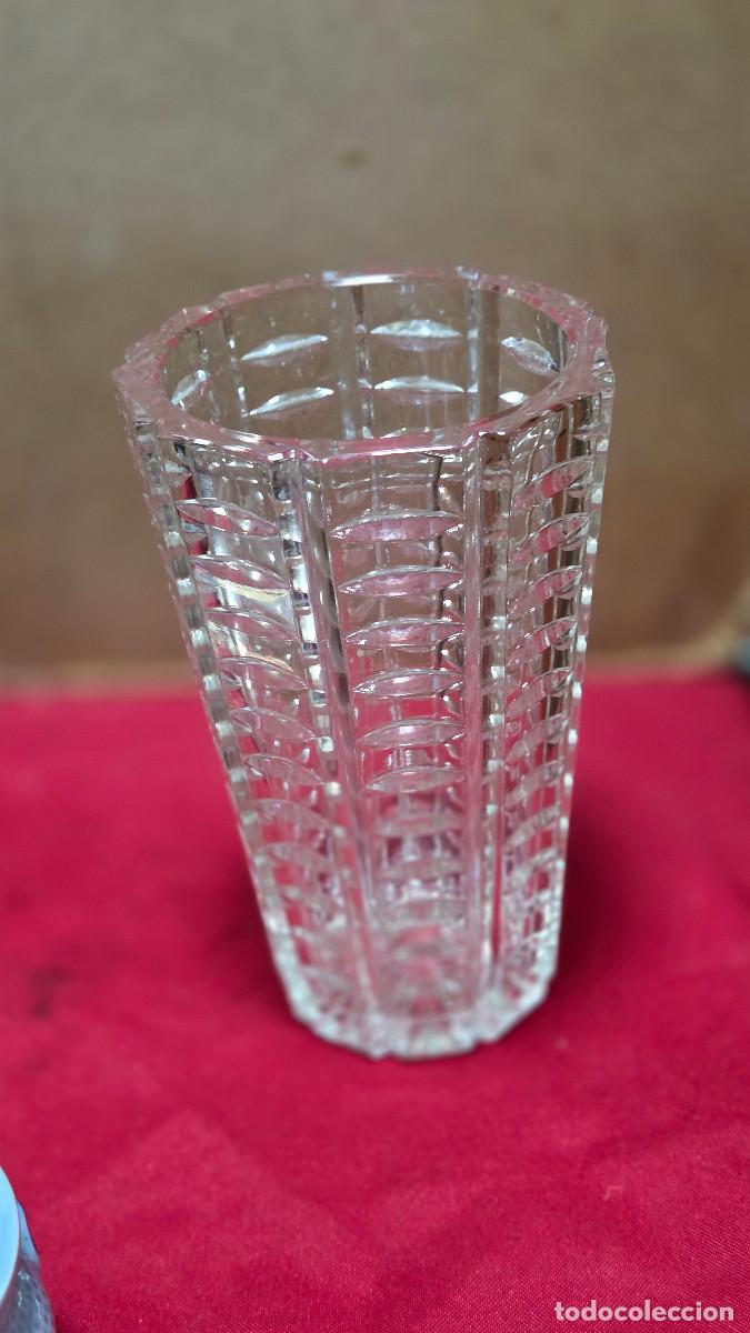 Vintage: jarron de cristal antiguo - Foto 2