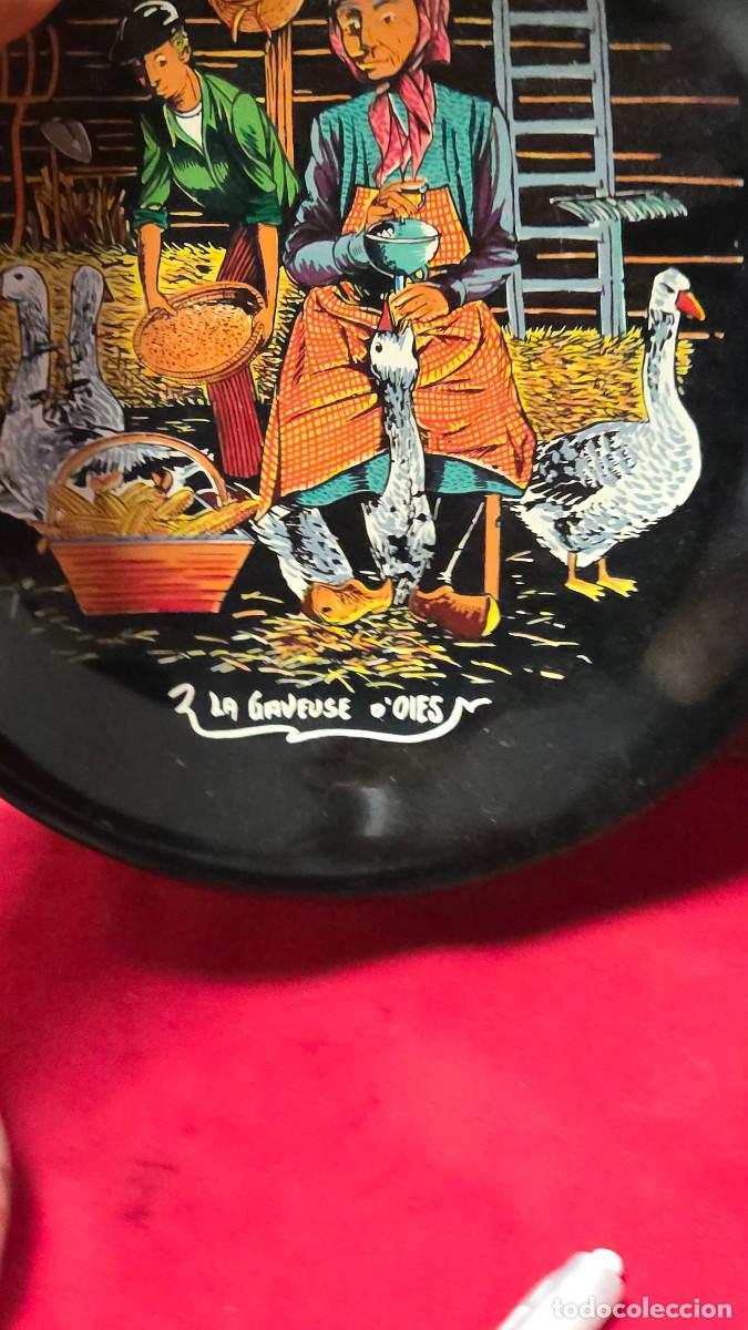 Vintage: plato de ceramica negro - Foto 4