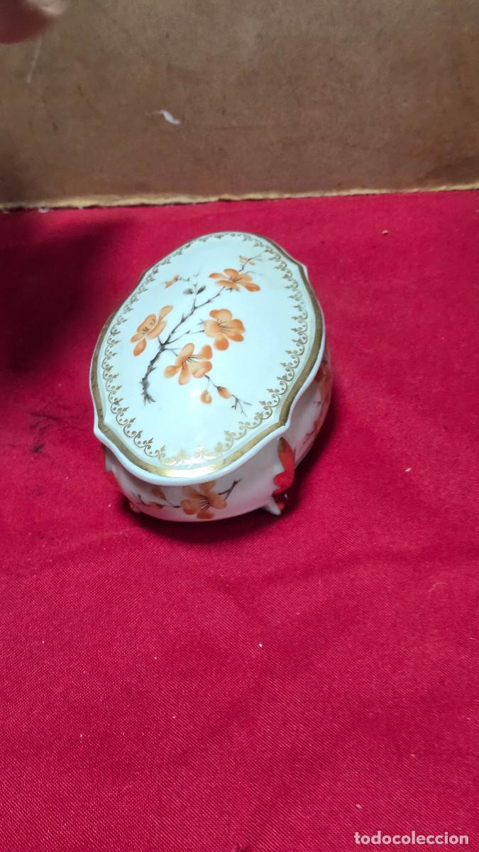 Vintage: caja de porcelana ovalado - Foto 4