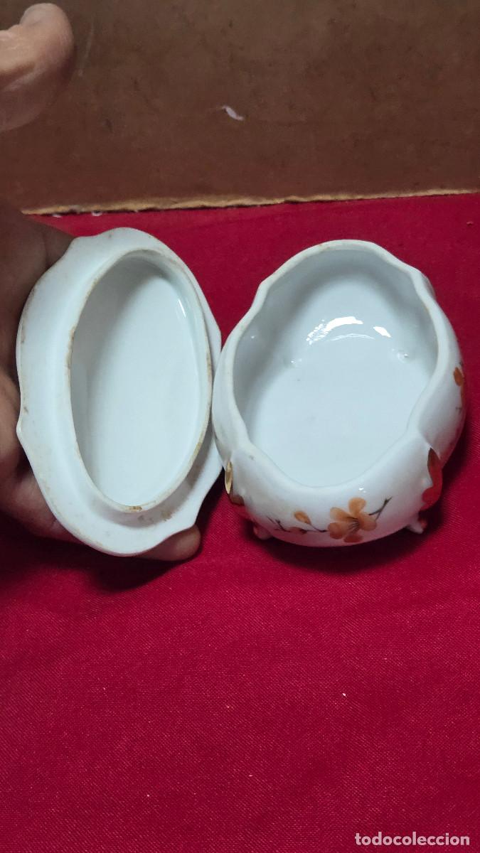 Vintage: caja de porcelana ovalado - Foto 5