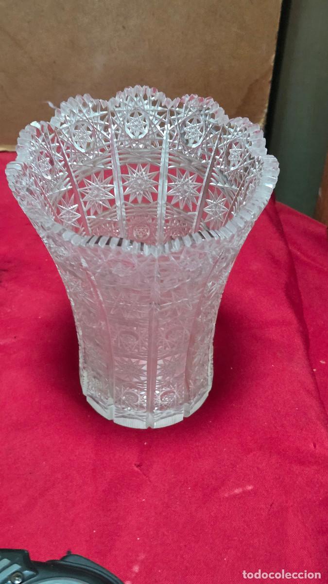 Vintage: jarron de cristal de brillo