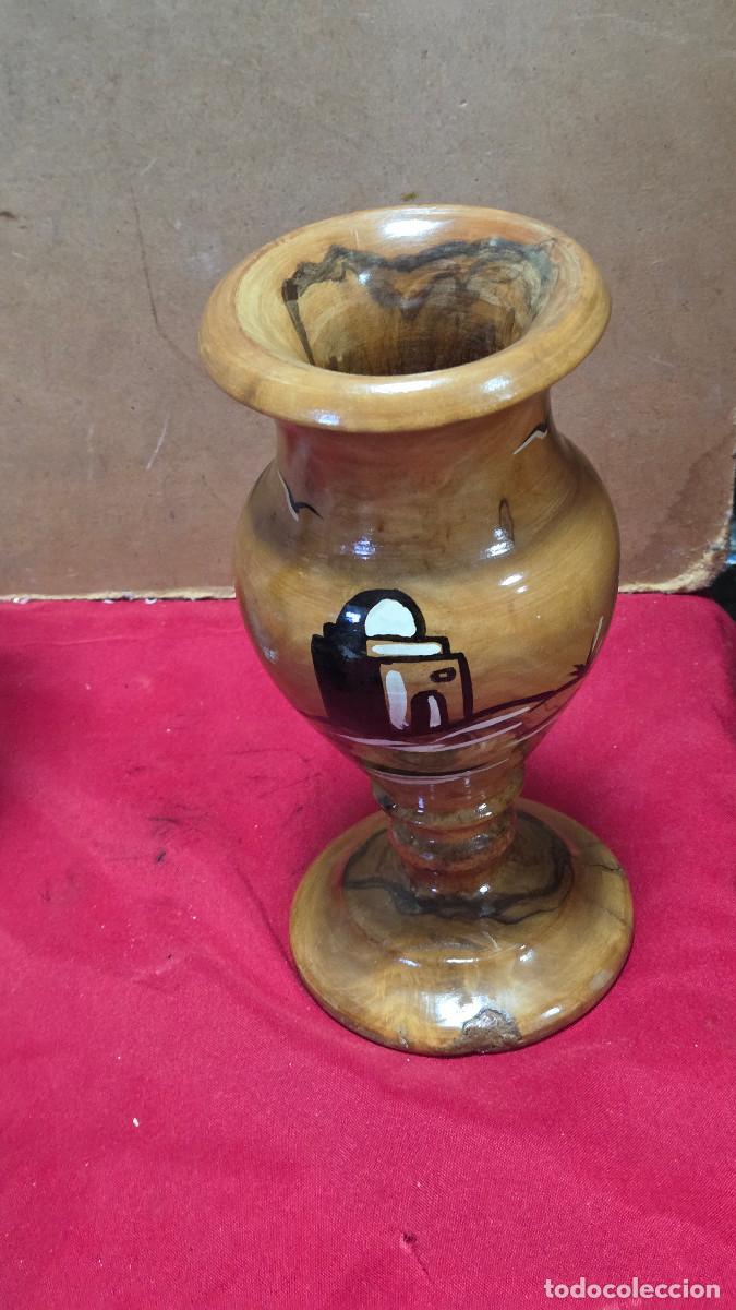 Vintage: jarron de madera vintage - Foto 3