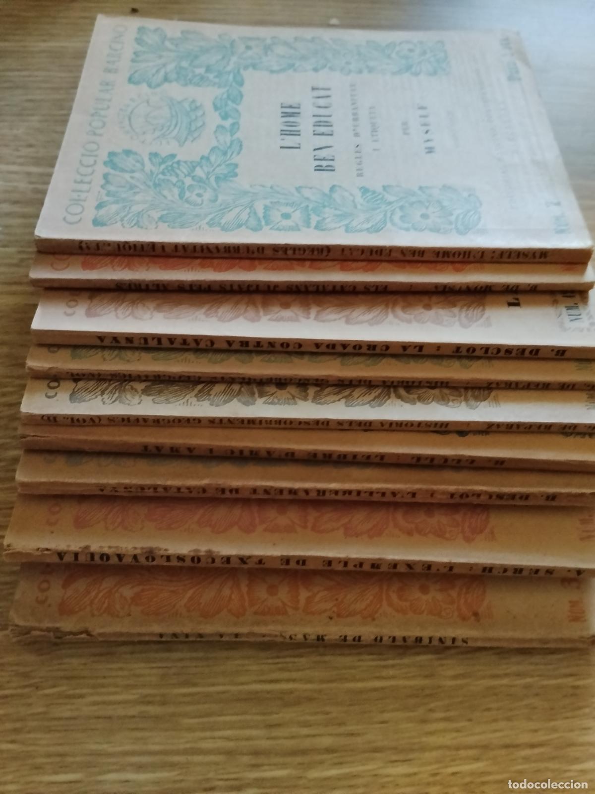 Vintage: COL.LECCIO POPULAR BARCINO - 9 LIBROS - Foto 3