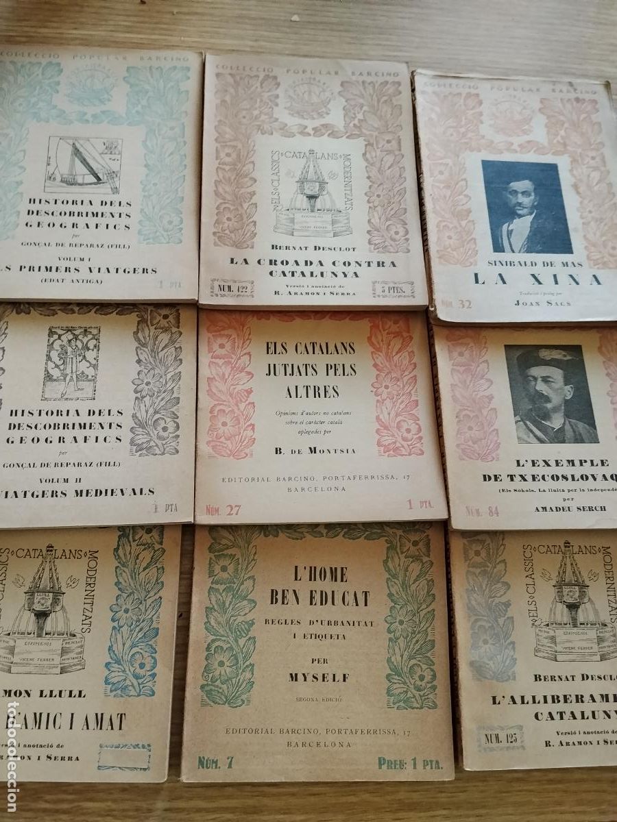 Vintage: COL.LECCIO POPULAR BARCINO - 9 LIBROS - Foto 4