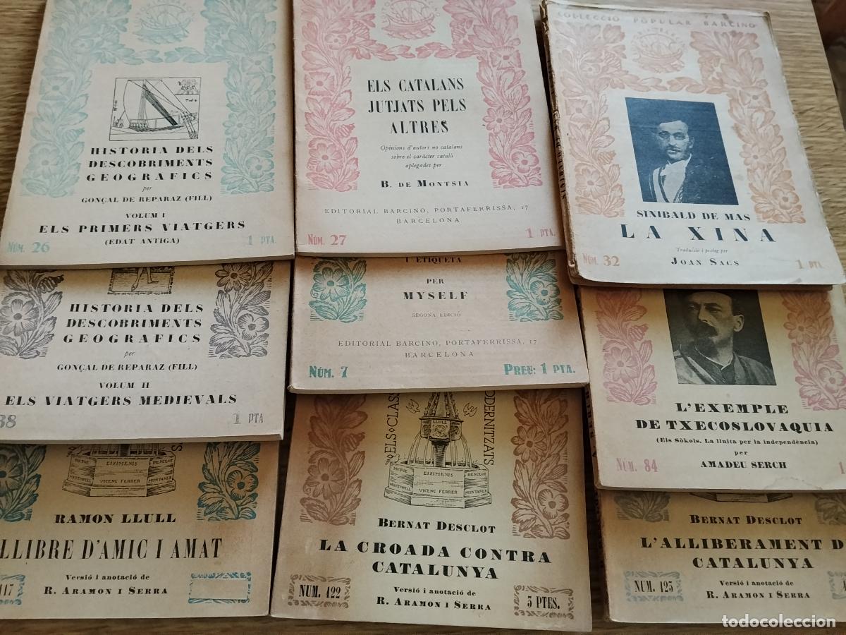 Vintage: COL.LECCIO POPULAR BARCINO - 9 LIBROS - Foto 1