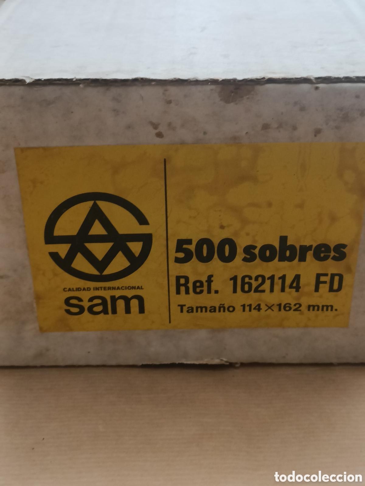 Vintage: Retro a&ntilde;os 70/80 Caja Sobres SAM Ref. 162114 FD