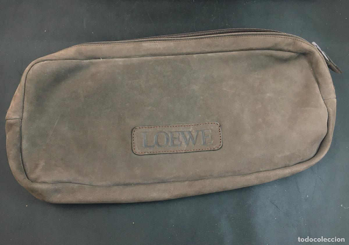 Vintage: Neceser Loewe Vintage a&ntilde;os 90. Ante.