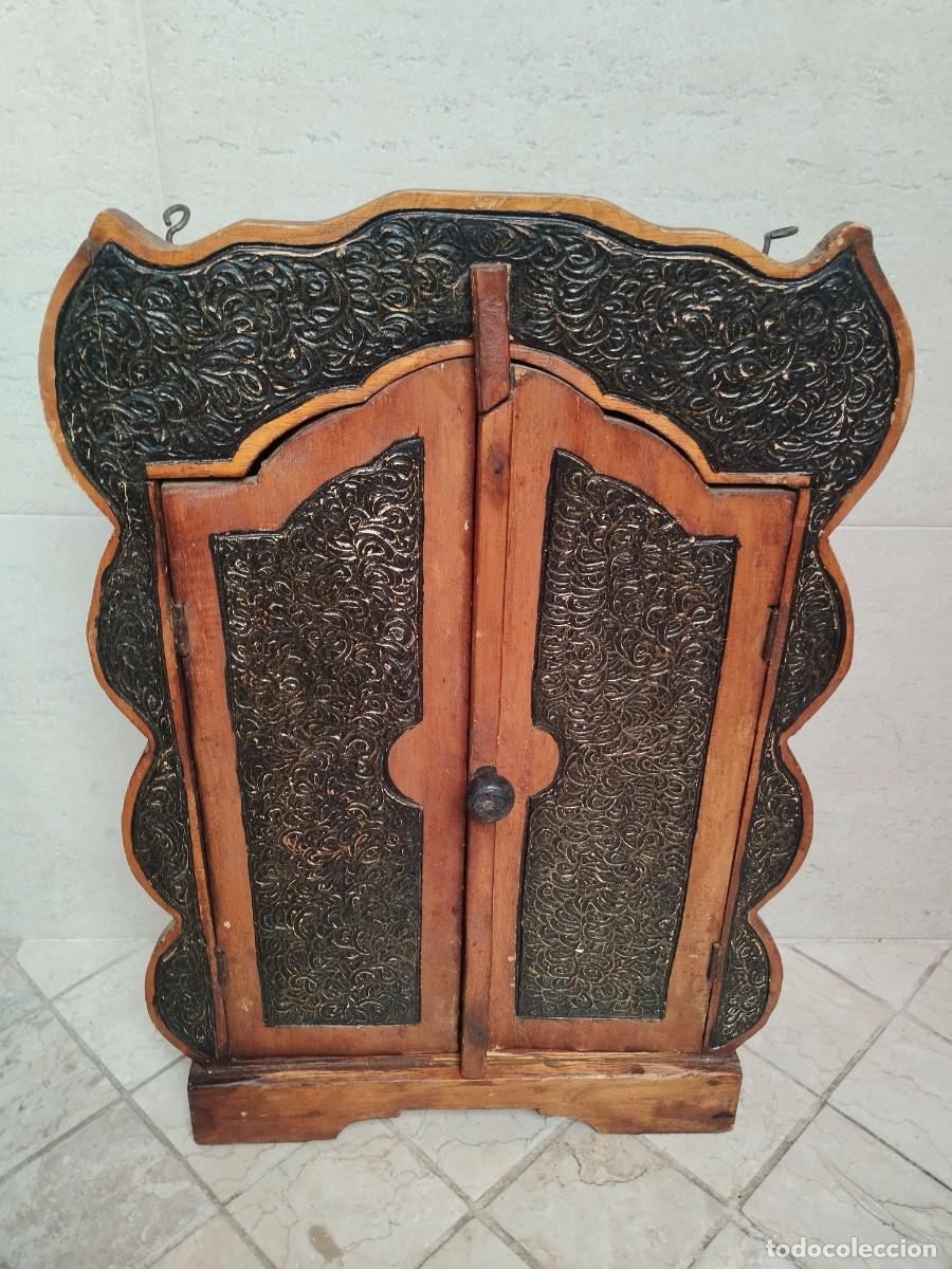 Vintage: ARMARIO-VITRINA DE PARED ESTILO R&Uacute;STICO - Foto 1