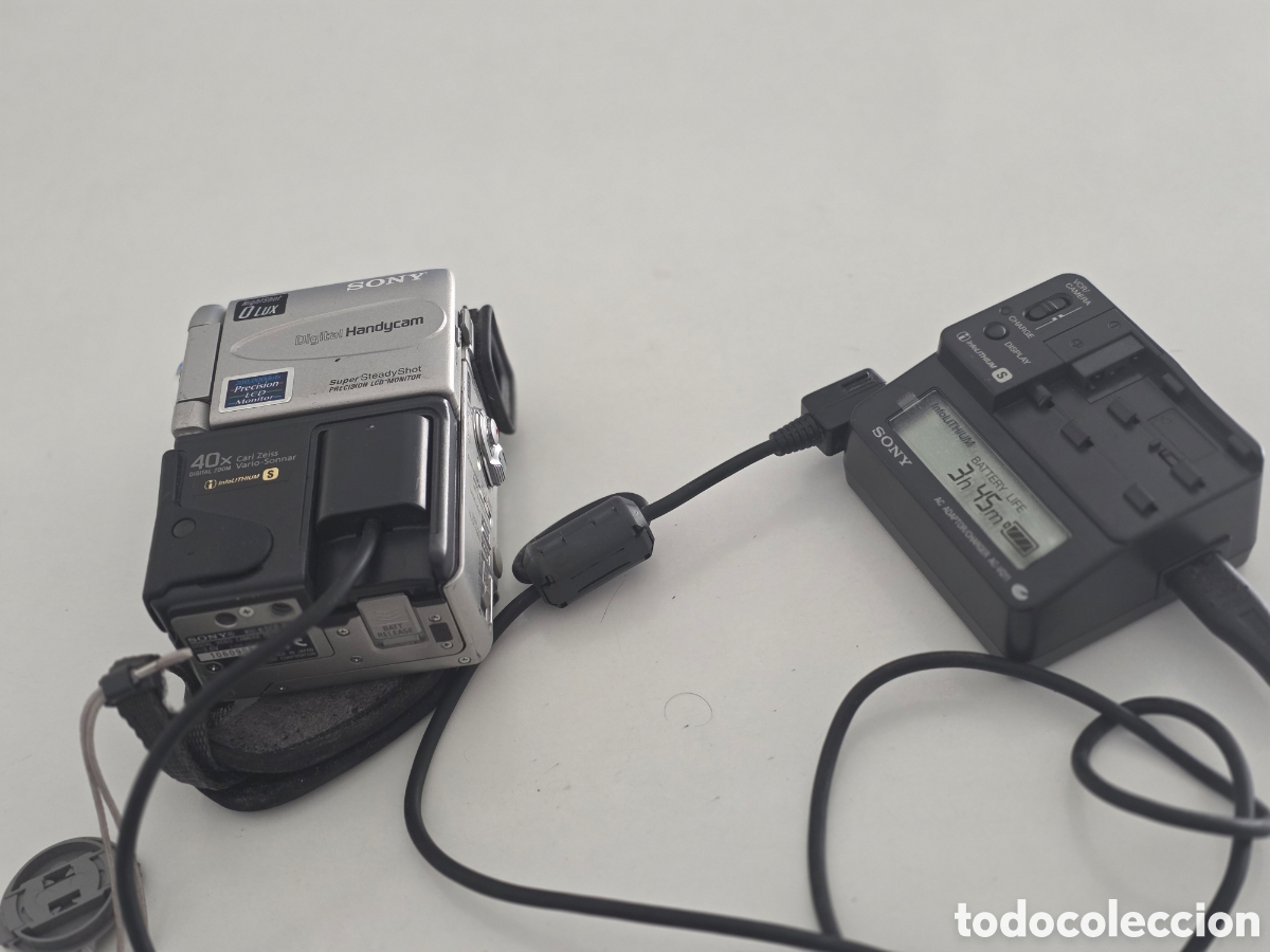 Vintage: sony dcr-pc2e videoc&aacute;mara mini dv con cargador