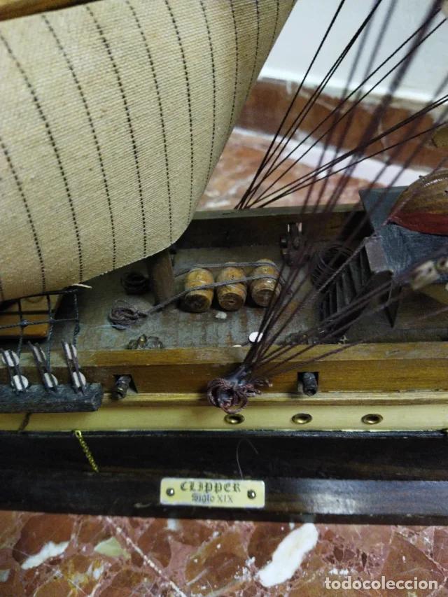 Vintage: Maqueta de barco de vela - Foto 5