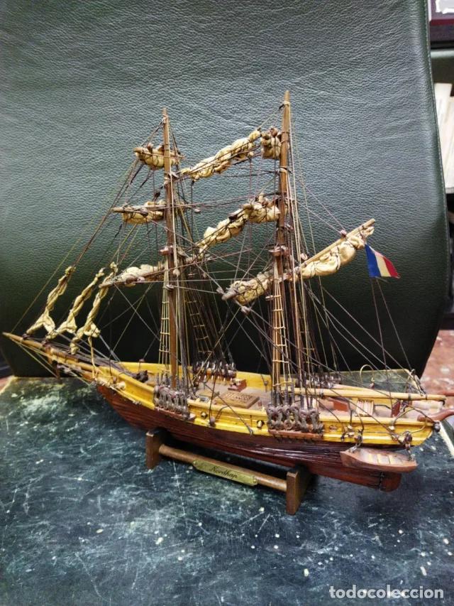 Vintage: Maqueta barco madera Nordkap