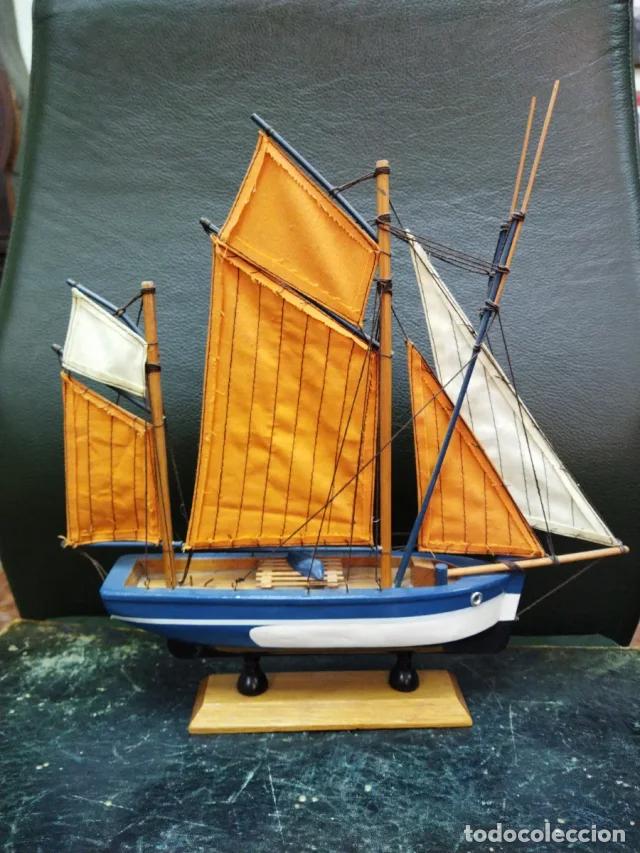 Vintage: Maqueta de barco Thonier - Foto 2