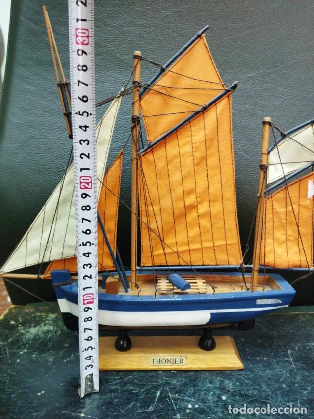 Vintage: Maqueta de barco Thonier - Foto 6