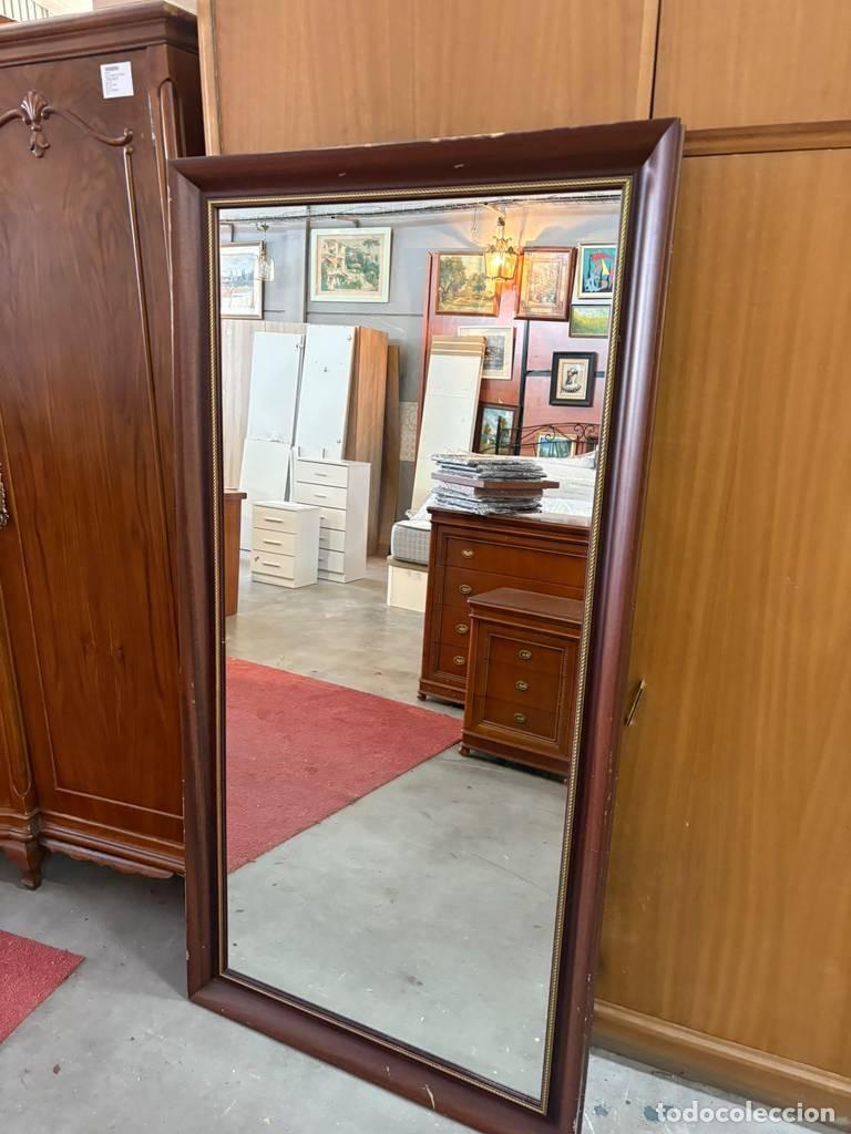 Vintage: ESPEJO ALARGADO DE MADERA - Foto 4