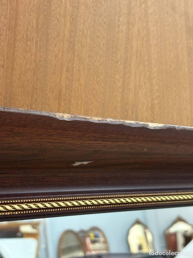 Vintage: ESPEJO ALARGADO DE MADERA - Foto 5