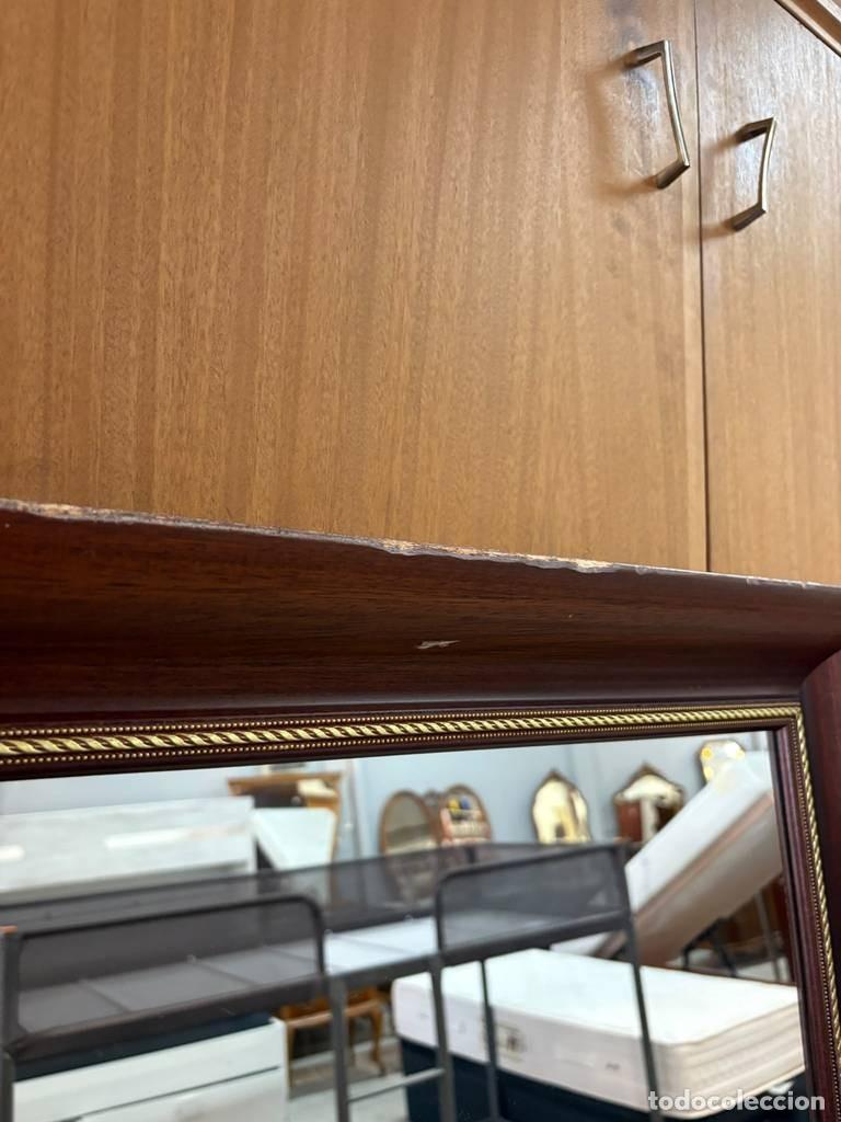Vintage: ESPEJO ALARGADO DE MADERA - Foto 6