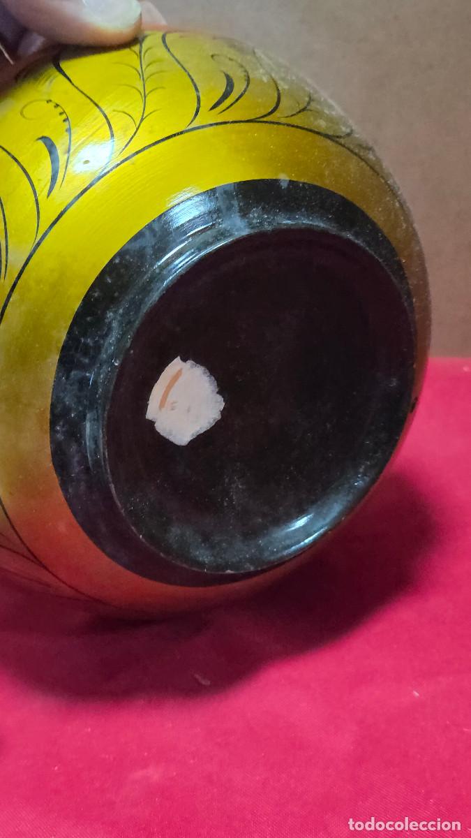 Vintage: cuenco de madera dorado - Foto 5