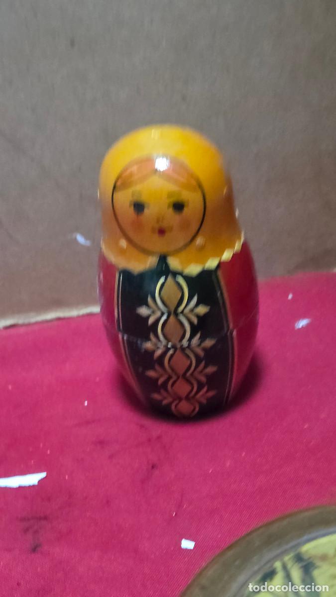 Vintage: mu&ntilde;eca rusa de madera - Foto 2