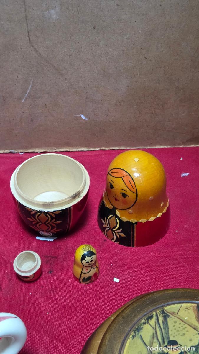 Vintage: mu&ntilde;eca rusa de madera - Foto 7