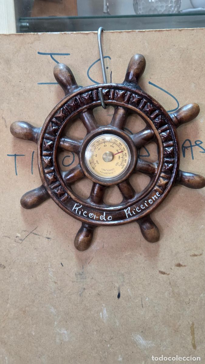 Vintage: timon de ceramica manometro