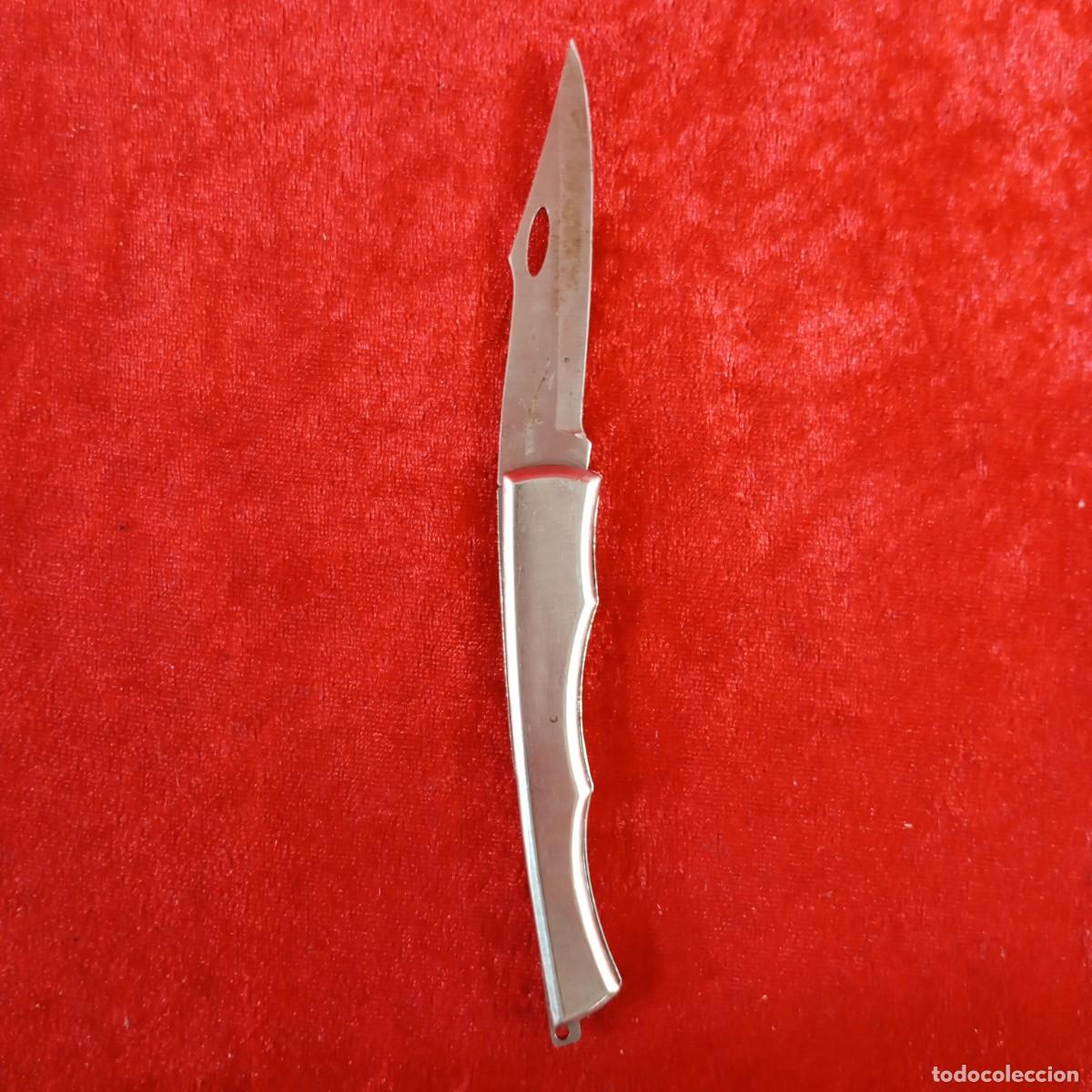 Vintage: NAVAJA VINTAGE METALICA - ACERO INOXIDABLE - 17,8 CM DE LARGO