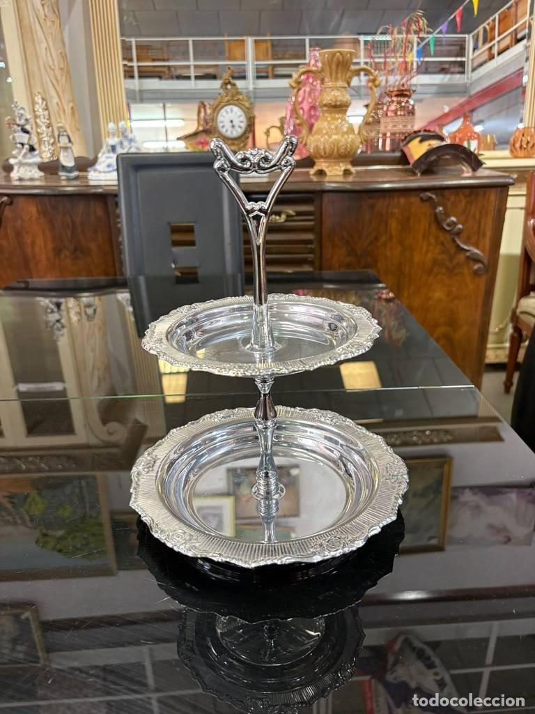 Vintage: SOPORTE PARA POSTRES DE METAL - Foto 4