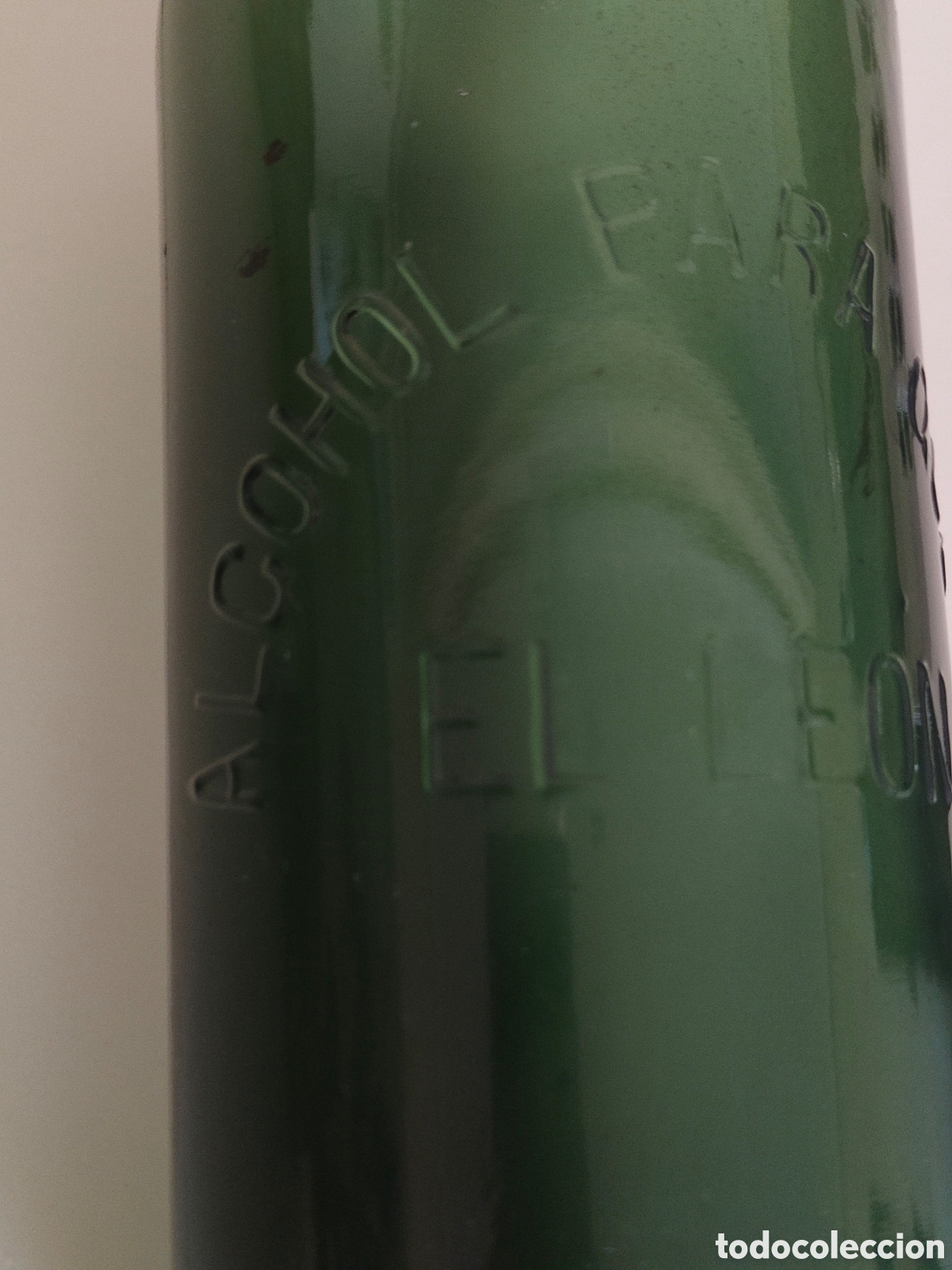 Vintage: Botella Antigua El Le&oacute;n - Foto 2