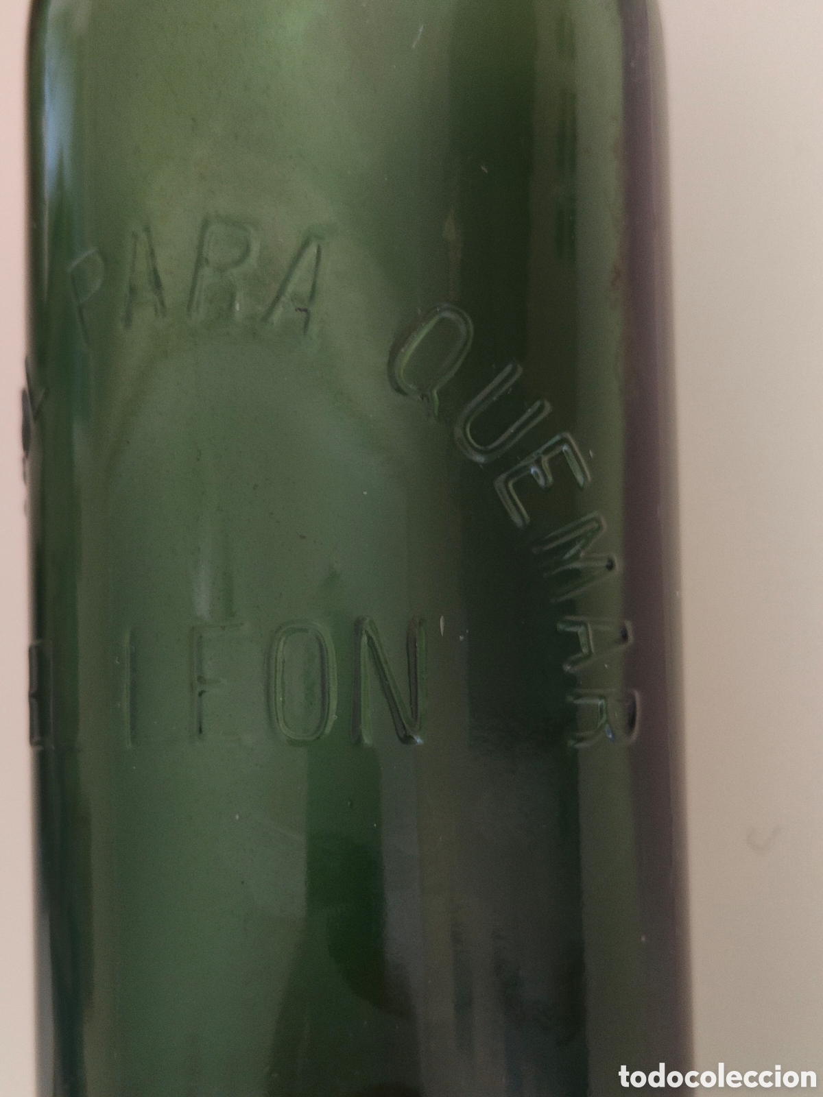 Vintage: Botella Antigua El Le&oacute;n - Foto 3
