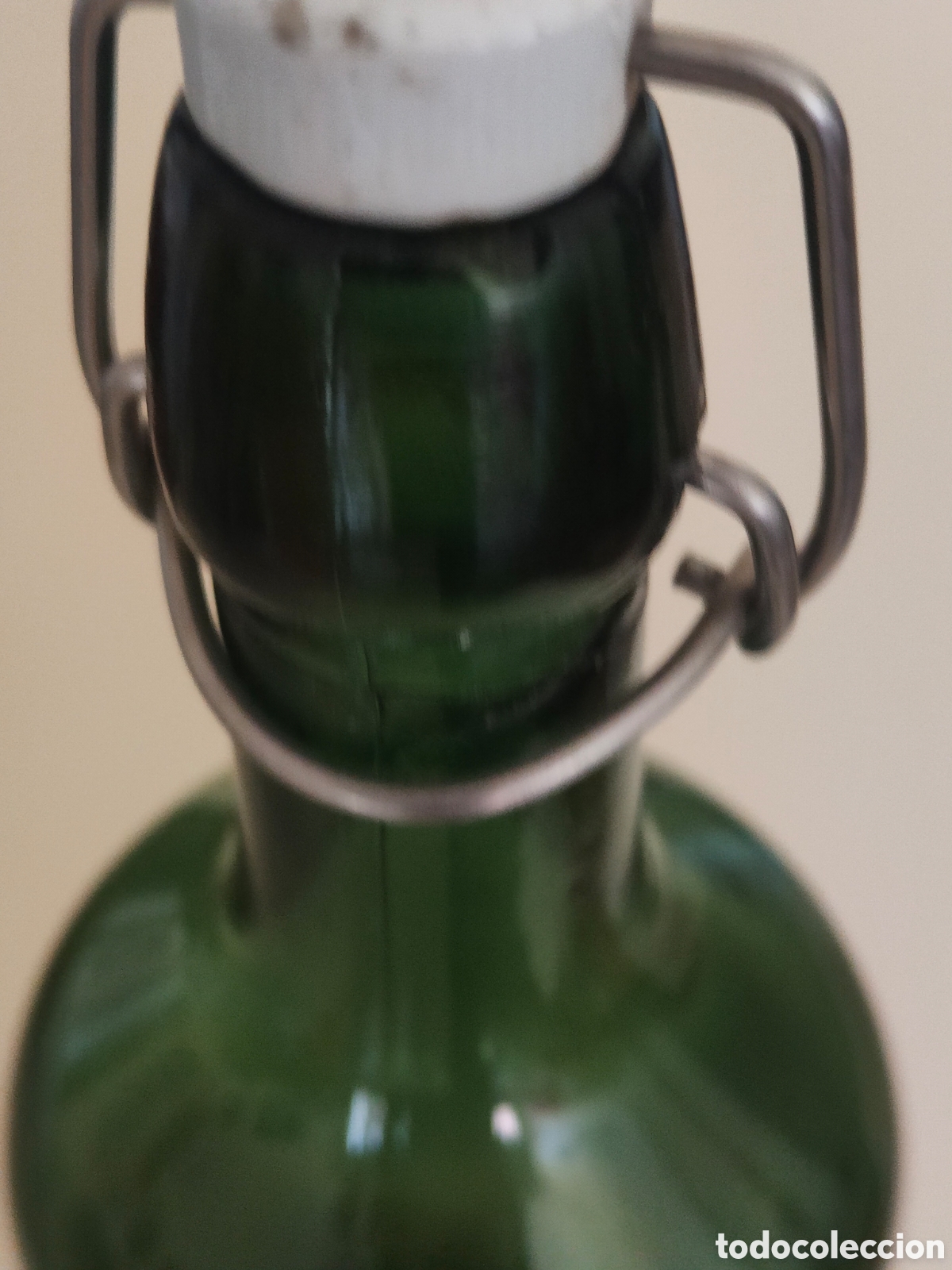 Vintage: Botella Antigua El Le&oacute;n - Foto 4