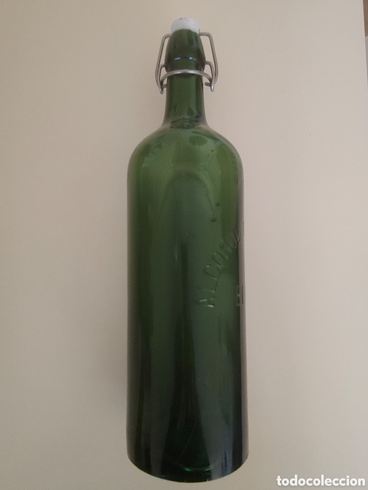 Vintage: Botella Antigua El Le&oacute;n