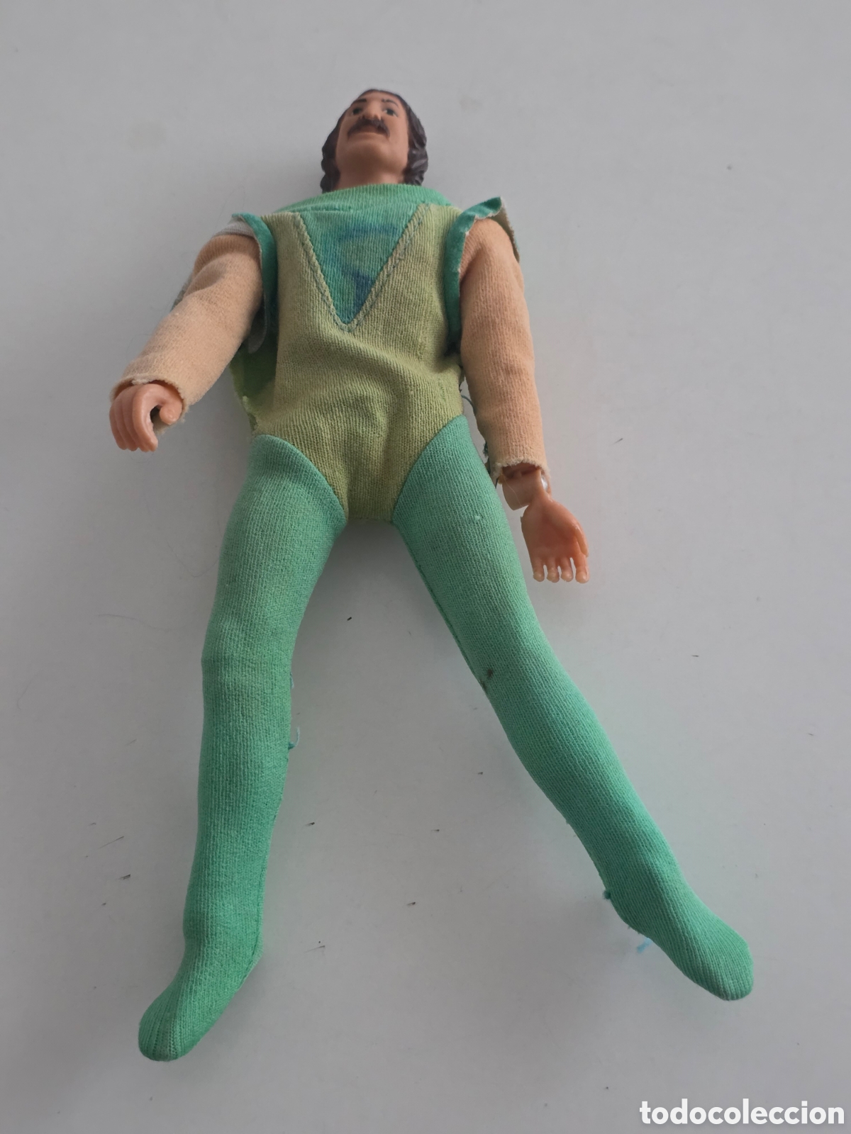 Vintage: figura original mego vintage a&ntilde;os 70 cuerpo marcado &copy; mego corp. 1974 hong kong cabeza del molde u