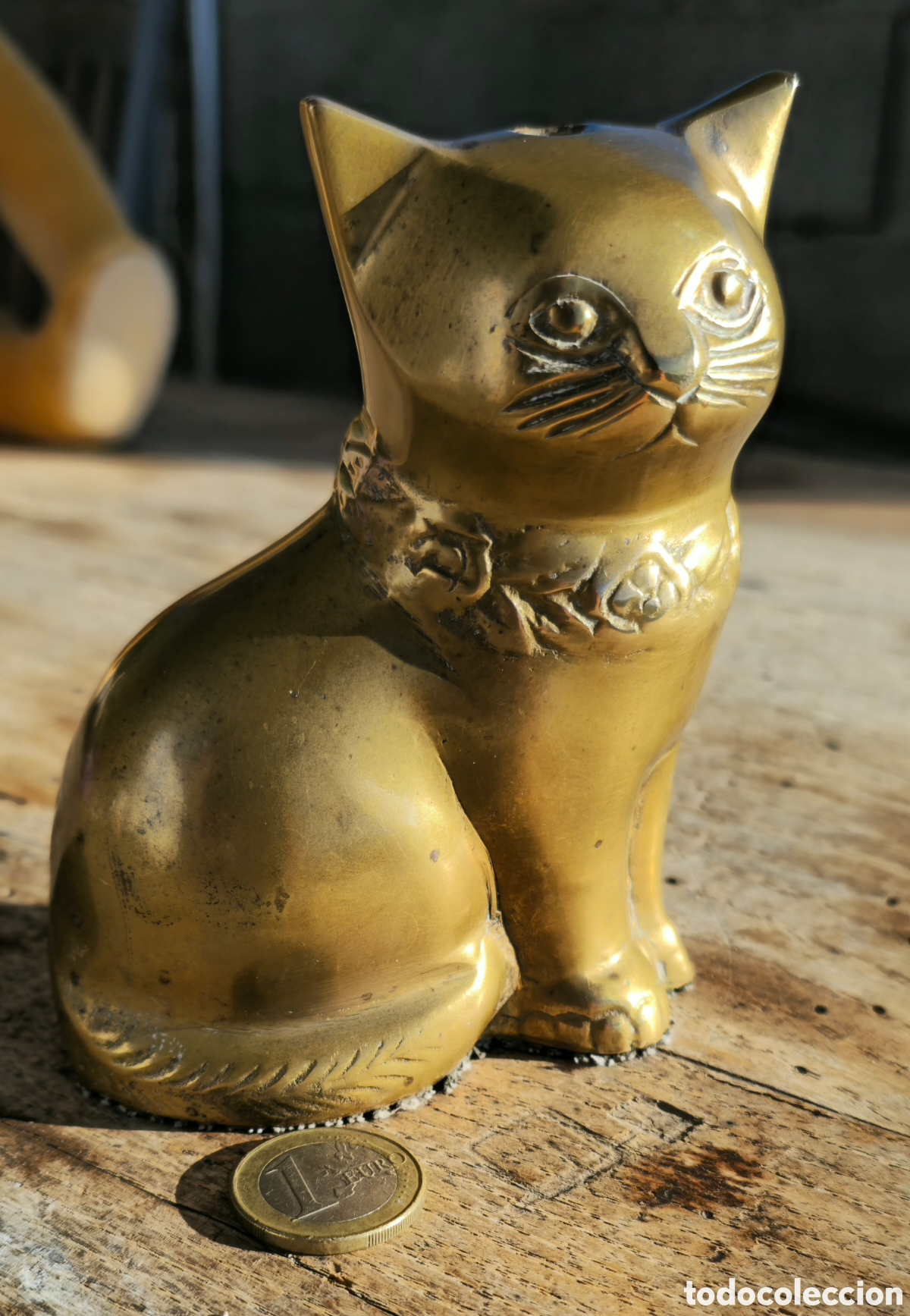 Vintage: Gato laton Mid-Century