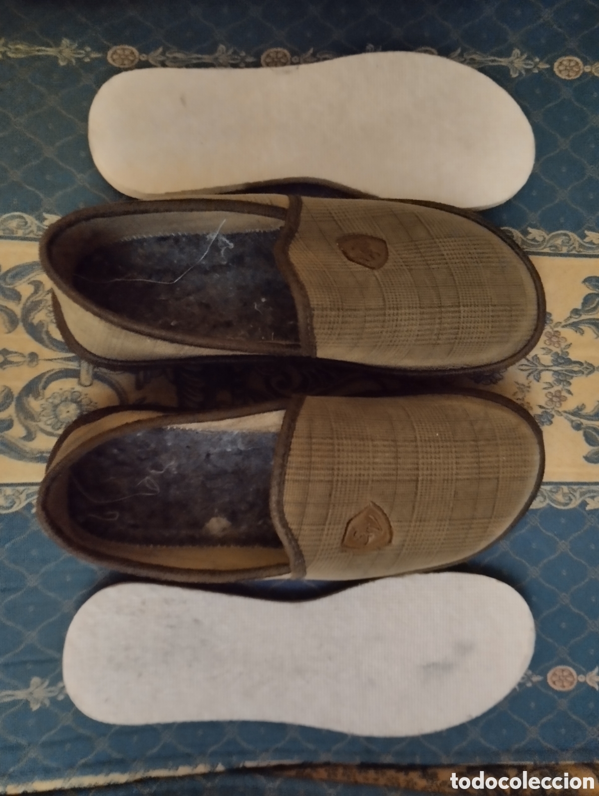 Vintage: Zapatillas (de casa) Salvi Confort Num.43 Austria Tostado.