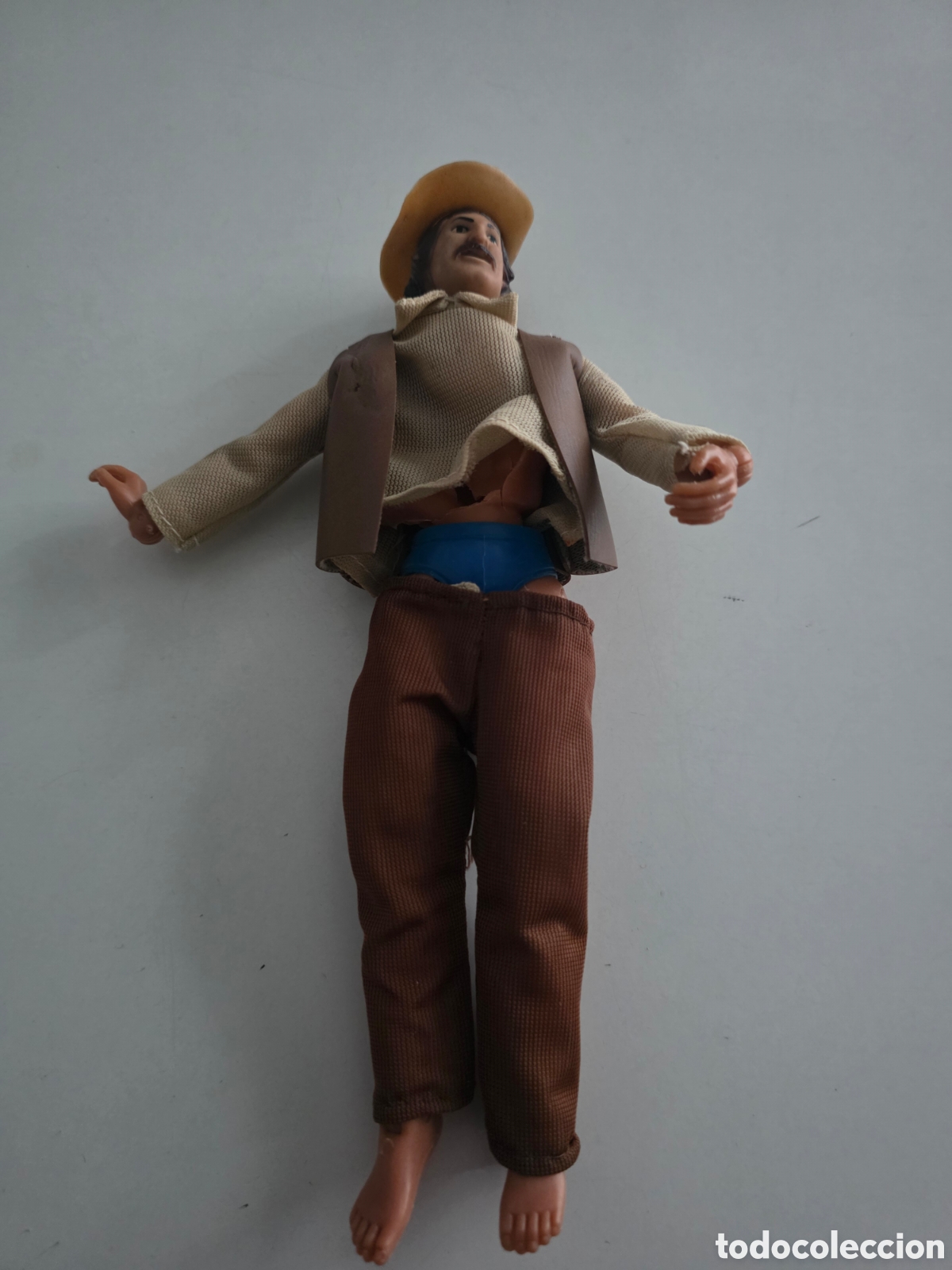 Vintage: mego cowboy vintage 1974 buffalo bill para restaurar