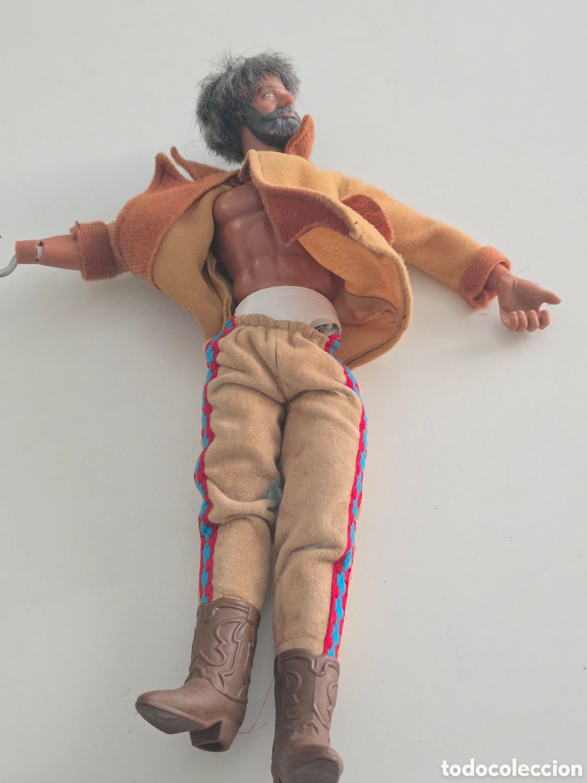 Vintage: big jim mattel congost 1977 con gancho para restaurar